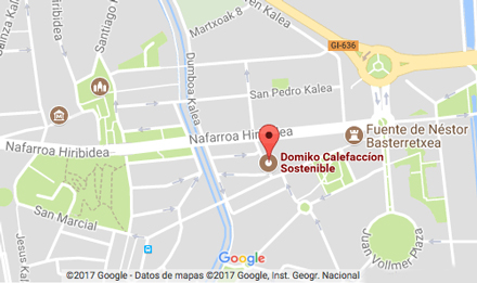 mapa tienda domiko en irun, gipuzkoa