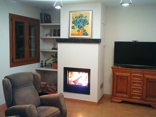 chimenea calefactora